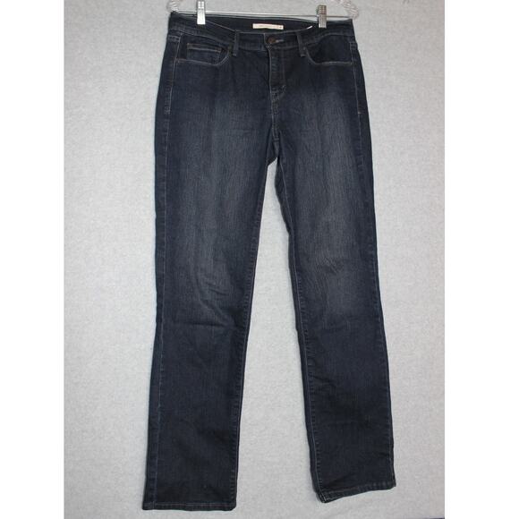 Levis 505 Straight Leg Jeans‎ Womens 8M (29x32) Dark Wash - Picture 1 of 7